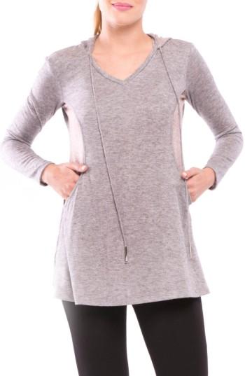 Women's Olian Olivia Maternity/nursing Hoodie - Grey