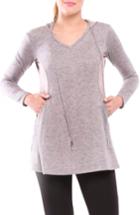 Women's Olian Olivia Maternity/nursing Hoodie - Grey