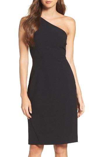 Women's Vince Camuto Crepe One-shoulder Body-con Dress
