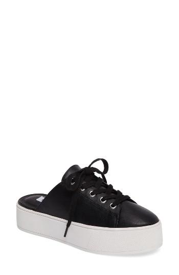 Women's Steve Madden Frost Mule Sneaker .5 M - Black