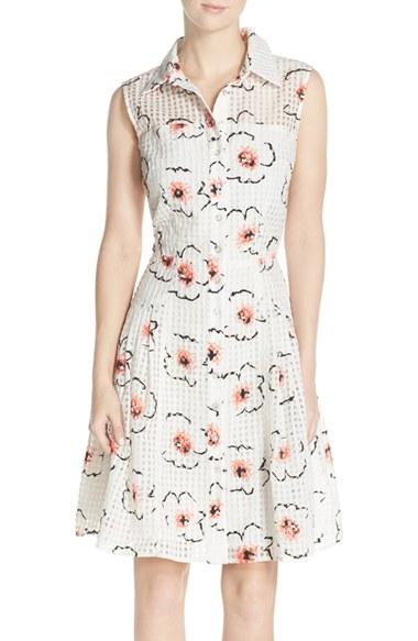 Women's Betsey Johnson Fit & Flare Shirtdress