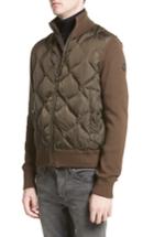 Men's Moncler Maglione Knit Sleeve Quilted Jacket