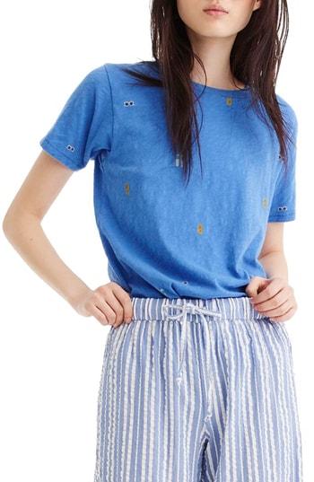 Women's J.crew Beach Day Tee - Blue