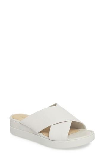 Women's Ecco Touch Slide Sandal -7.5us / 38eu - White