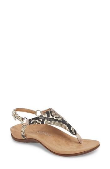 Women's Vionic Kirra Orthaheel Sandal M - Grey