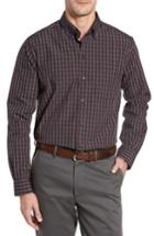 Men's Cutter & Buck Cavanah Non-iron Plaid Sport Shirt