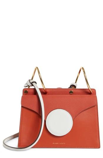 Danse Lente Mini Phoebe Leather Crossbody Bag - Red