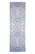 Women's Max Mara Carella Paisley Print Modal & Cashmere Scarf, Size - Blue