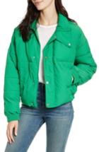 Women's Free People Cold Rush Puffer Jacket - Green