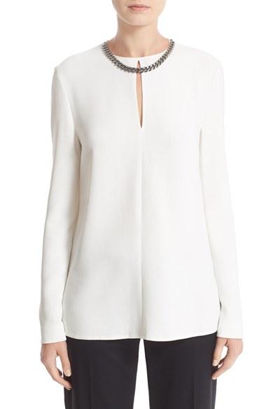 Women's Stella Mccartney Falabella Chain Cady Blouse