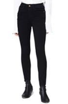 Women's Sanctuary Social High Waist Ankle Skinny Jeans - Black