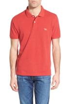 Men's Rodd & Gunn 'the Gunn' Pique Sports Fit Cotton Polo, Size - Red