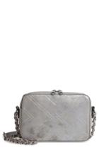 Chelsea28 Bella Stitched Faux Leather Crossbody Bag - Metallic