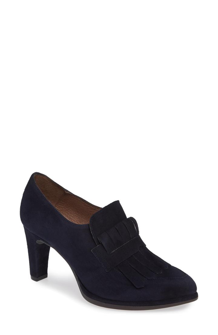 Women's Wonders Fringed Dress Shoe .5-6us / 36eu - Blue