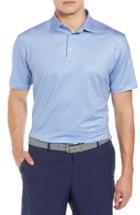 Men's Peter Millar Pointer Print Microdot Performance Polo, Size - Purple