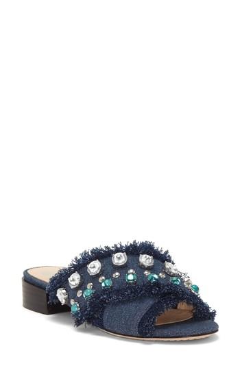 Women's Vince Camuto Noritta Slide Sandal M - Blue