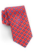 Men's Ted Baker London Small Neat Silk Tie, Size - Orange