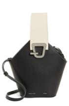 Danse Lente Johnny Leather Bucket Bag - Black