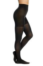Women's Spanx 'luxe' Leg Shaping Tights, Size B - Black