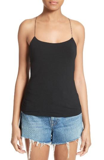 Women's T By Alexander Wang Strappy Cami - Black