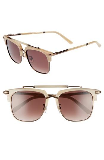 Women's Pared Cocktails & Dreams 53mm Sunglasses - Pina Colada Tortoise/ Brown
