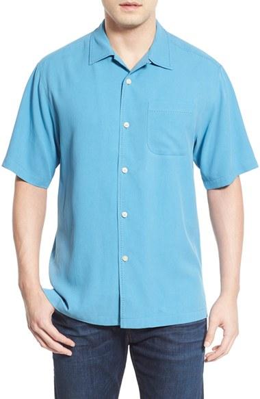 Men's Tommy Bahama 'catalina Twill' Original Fit Silk Camp Shirt