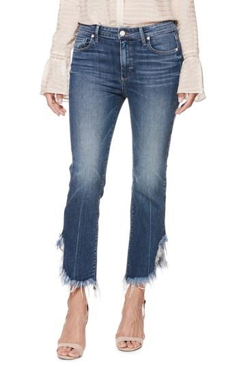 Women's Paige Hoxton High Waist Ankle Straight Leg Jeans
