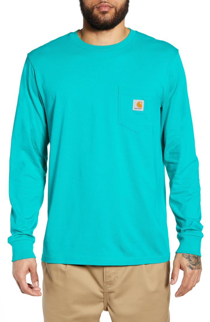 Men's Carhartt Work In Progress Pocket T-shirt - Green