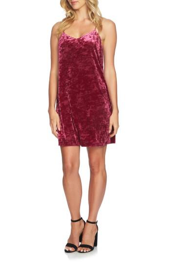 Women's Cece Mia Crushed Velvet Slipdress