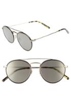 Women's Oliver Peoples Ellice 50mm Round Sunglasses - Grey/ Gold