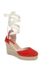 Women's Topshop Warmth Espadrille Wedge .5us / 38eu - Red