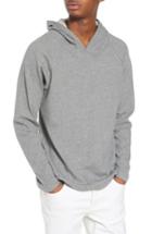 Men's Wings + Horns Mesh Jersey Hoodie - Grey