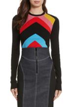 Women's Diane Von Furstenberg Rainbow Sweater - Black