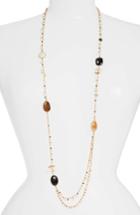Women's Gas Bijoux Serti Pondichery Stone Necklace