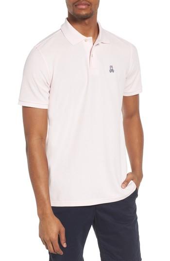 Men's Psycho Bunny Classic Pique Polo (m) - Coral
