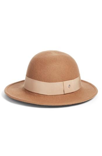 Women's Helen Kaminski Wool Felt Round Hat - Ivory