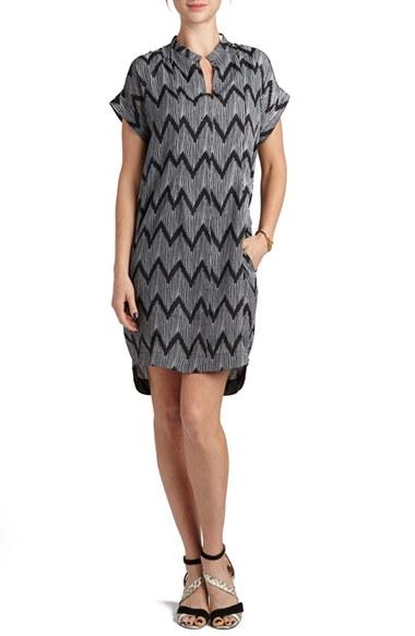 Women's Loyal Hana Cybelle Maternity/nursing Shirtdress - Black