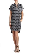 Women's Loyal Hana Cybelle Maternity/nursing Shirtdress - Black