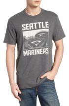 Men's '47 Mlb Overdrive Scrum Seattle Mariners T-shirt - Grey