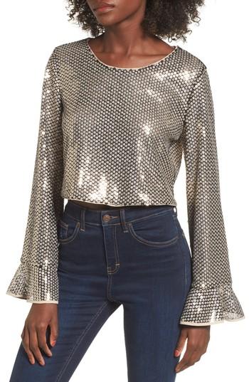 Women's Tularosa Sequin Crop Top