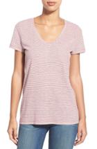 Women's Caslon Relaxed Slub Knit U-neck Tee - Ivory
