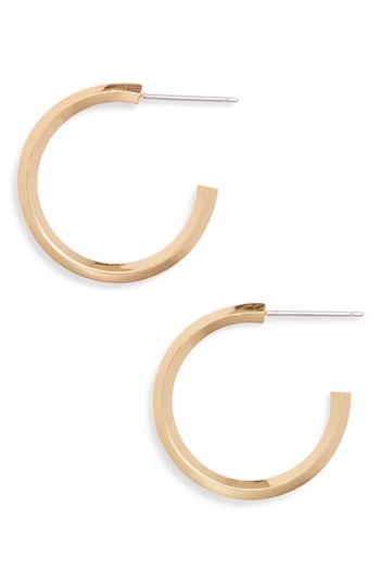 Women's Stella Valle Hexagon Shaped Hoop Earrings