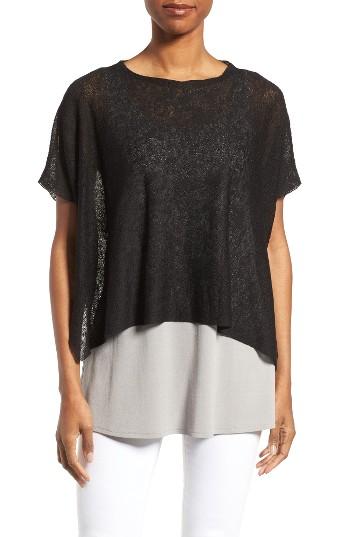 Women's Eileen Fisher Hemp Blend Boxy Sweater
