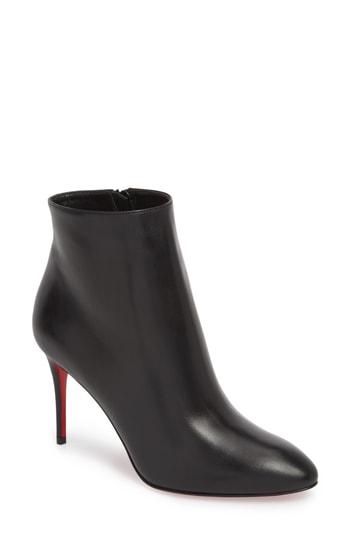 Women's Christian Louboutin Eloise Pointy Toe Bootie Us / 34eu - Black