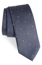 Men's Burberry Manston M Dot Silk Tie, Size - Blue