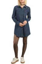 Women's Volcom Cham Jam Chambray Shirtdress - Blue