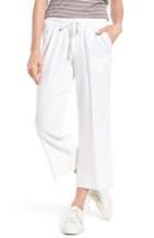 Petite Women's Wit & Wisdom Drawstring Crop Sailor Pants P - White