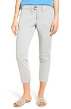 Women's Jag Jeans Creston Ankle Crop Stretch Twill Pants - Grey