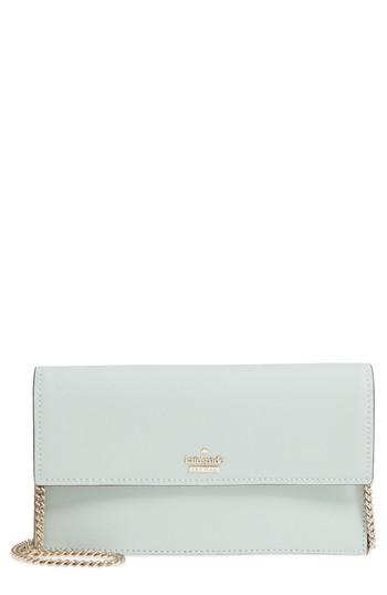 Women's Kate Spade New York Cameron Street - Brennan Leather Wallet & Card Case - Blue