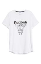 Men's Reebok Longline Unisex T-shirt, Size - White